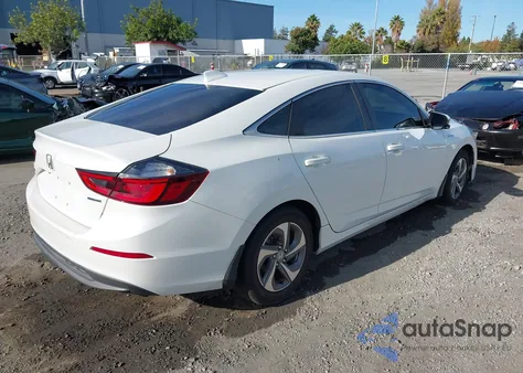 2020 Honda Insight Ex from USA, damaged, VIN 19XZE4F52LE000371